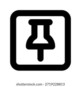 map bold icon. The icon can be used for websites, print templates, presentation templates, illustrations, etc.