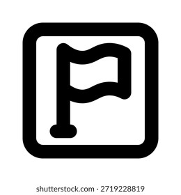 map bold icon. The icon can be used for websites, print templates, presentation templates, illustrations, etc.