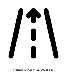 Icono de mapa en negrita. El ícono se puede utilizar para Sitios web, Plantillas impresas, Plantillas de presentación, ilustraciones, etc.