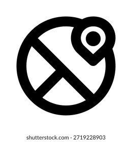 map bold icon. The icon can be used for websites, print templates, presentation templates, illustrations, etc.