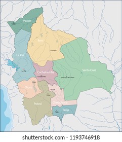 Map of Bolivia