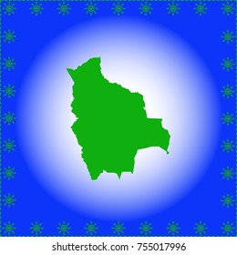map of bolivia