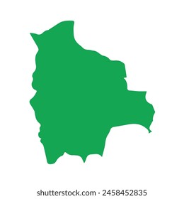 map of Bolivia colored icon. Illustration vector graphic of map of Bolivia.