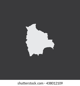 Map of Bolivia Vector Illustration