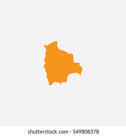 Map of Bolivia Vector Illustration

