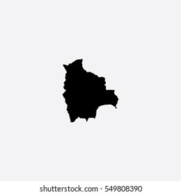 Map of Bolivia Vector Illustration

