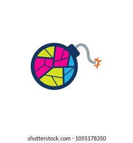 Map Bomb logo Icon Design