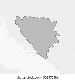 Map - Bosnia and Herzegovina