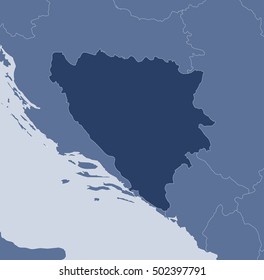 Map - Bosnia and Herzegovina