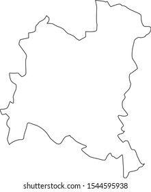 map of boucle du mouhoun region in burkina faso