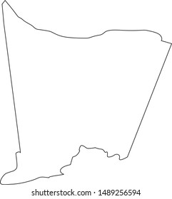Map of Bracken County in the state of Kentucky