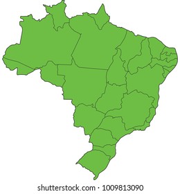 map of brazil