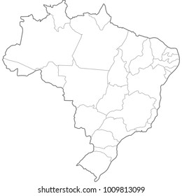 map of brazil