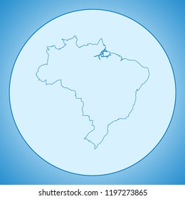 map of Brazil