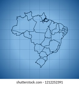map of Brazil