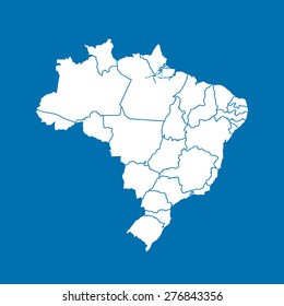 map of Brazil