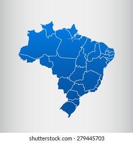 map of Brazil