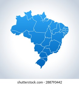 map of Brazil