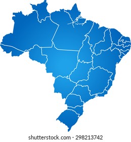 map of Brazil