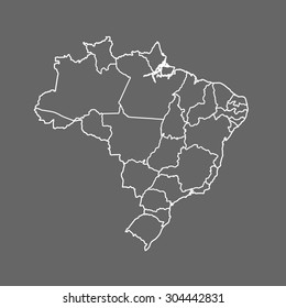 map of Brazil