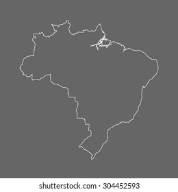map of Brazil