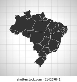 map of Brazil