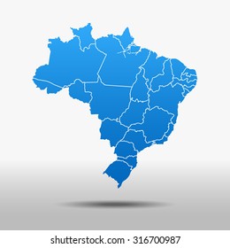 map of Brazil