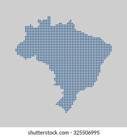 map of Brazil