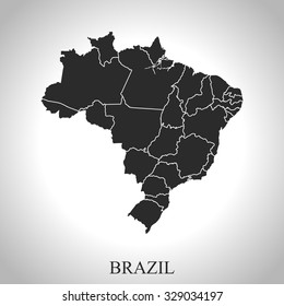 map of Brazil