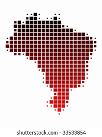 Map of Brazil