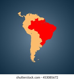 map of Brazil