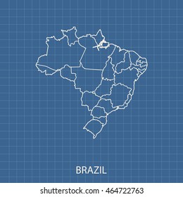 map of Brazil