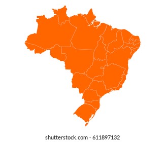 Map of Brazil