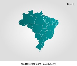 Map of Brazil