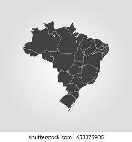 Map of Brazil