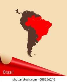 map of Brazil