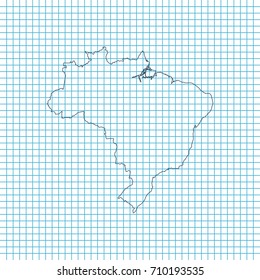 map of Brazil