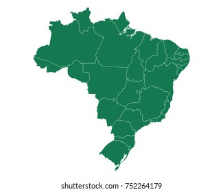 Map of Brazil