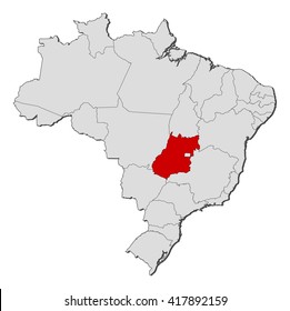 Map - Brazil, Goias