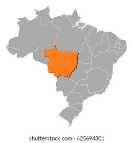 Map - Brazil, Mato Grosso