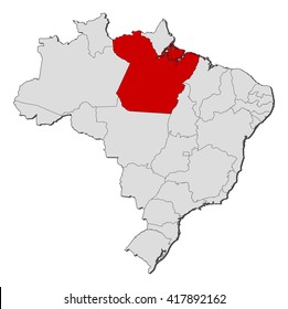 Map - Brazil, Para