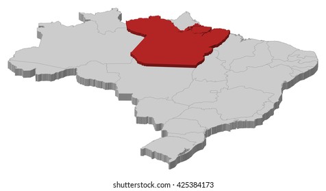 Map - Brazil, Para