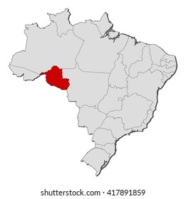 Map - Brazil, Rondonia