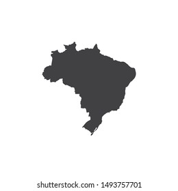 map of Brazil. Vector illustration