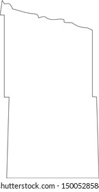 map of brown county in state of nebraska