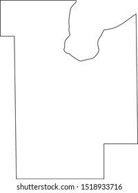 map of brown county in state of Wisconsin