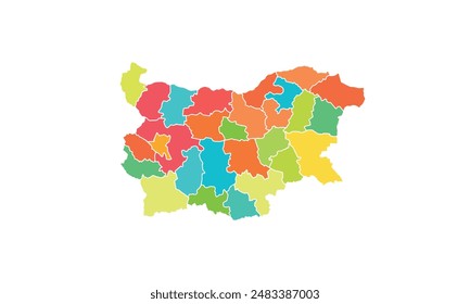 Website von Bulgarien isoliert moderner bunter Stil. für Kartenlayouts, Hintergrund, Bildung, präzise, anpassbar, Reisen weltweit, Kartensilhouetten-Hintergrund, Erdgeographie, Politisch, Berichte. 