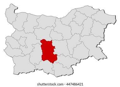 Map - Bulgaria, Plovdiv