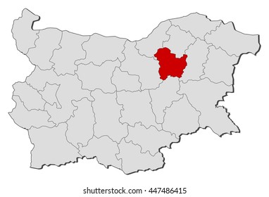Map - Bulgaria, Targovishte