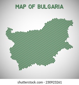 map of Bulgaria. Transparency effects used.